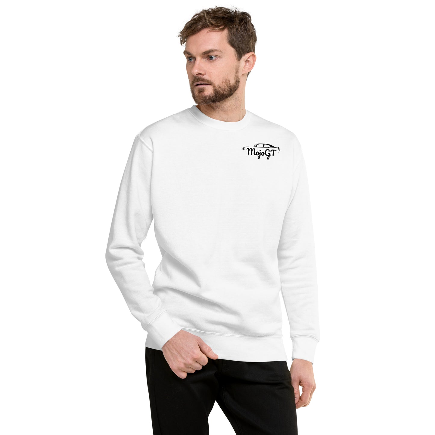 Unisex Premium Sweatshirt w/ Black MojoGT Logo